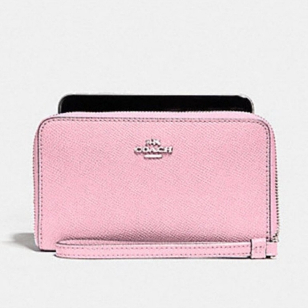 Coach NWT #F58053 Leather Cell Wallet Color: Blush